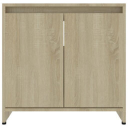 Berkfield Bathroom Cabinet Sonoma Oak 60X33X61 Cm Engineered Wood - thumbnail 6