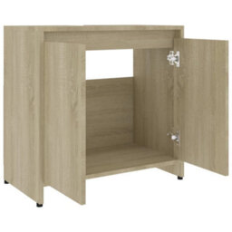 Berkfield Bathroom Cabinet Sonoma Oak 60X33X61 Cm Engineered Wood - thumbnail 5