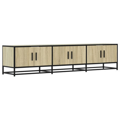 Berkfield Industrial Tv Cabinet Sonoma Oak 180X35X41 Cm Engineered Wood - image 1