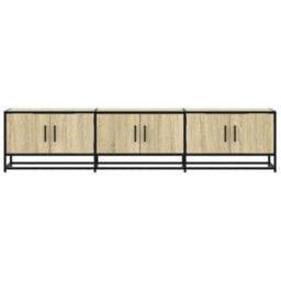 Berkfield Industrial Tv Cabinet Sonoma Oak 180X35X41 Cm Engineered Wood - thumbnail 4