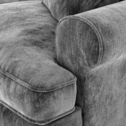 Alfie Charcoal Grey 4 Seater Sofa For Living Room - Fully Assembled By Roseland Furniture - thumbnail 4