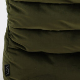 icon Kota Velvet Xl Bean Bag Sofa Olive Green Bean Bag Chair - thumbnail 7