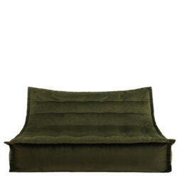 icon Kota Velvet Xl Bean Bag Sofa Olive Green Bean Bag Chair - thumbnail 4