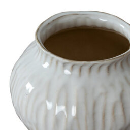 Numa Squat Vase - Modern Ceramic Floral Display Piece - thumbnail 2