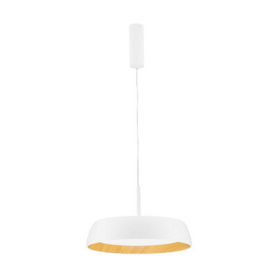 Luminosa Lighting Luminosa Sigi 45Cm Dome Pendant Ceiling Light Sandy White Triac Dimmable Led 40W 3111Lm 3000K - image 1