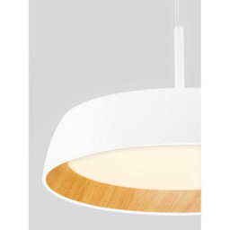 Luminosa Lighting Luminosa Sigi 45Cm Dome Pendant Ceiling Light Sandy White Triac Dimmable Led 40W 3111Lm 3000K - thumbnail 5