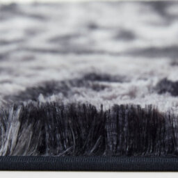 Ameha Living Room Area Rugs For Bedroom Anti Slip Modern Thick Pile Fluffy Shaggy Rug Non Shedding (Tye Dye Grey, 80X300 Cm) - thumbnail 7