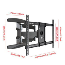 40-85 Inch Tilt Swivel Tv Wall Bracket Ultra Strong Hdtv Mount - thumbnail 2