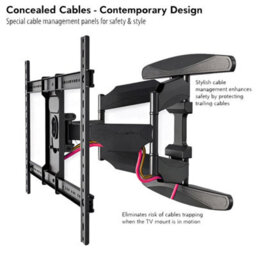 40-85 Inch Tilt Swivel Tv Wall Bracket Ultra Strong Hdtv Mount - thumbnail 4