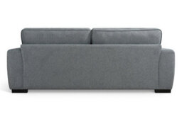 Convertible 3 Seater Sofa Bed For Living Room Alfie - Plush Woven Grey Chenille - Room Delivery - thumbnail 5