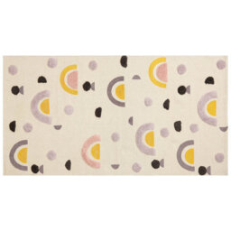 Beliani Kids Rug Curup Multicolour 80 X 150 Cm Cotton