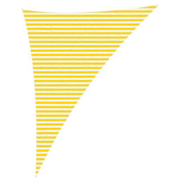 Walplus Sun Shade Sail Yellow And White 4 X 5 X 6.4 M - thumbnail 2