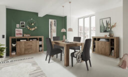 FurniComp LTD Furnicomp Viola 2 Door 3 Drawer Mercure Oak Sideboard - thumbnail 4
