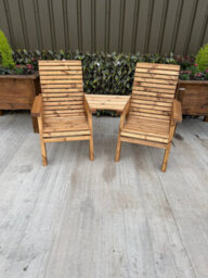 Simply Wood Churchill Love Seat - thumbnail 3