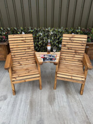 Simply Wood Churchill Love Seat - thumbnail 4