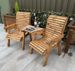 Simply Wood Churchill Love Seat - thumbnail 5