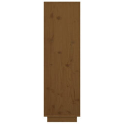 Berkfield Highboard Honey Brown 38X35X117 Cm Solid Wood Pine - thumbnail 4