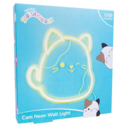 Fizz Creations Squishmallows Cam The Cat Usb Neon Wall Light Yellow Led - thumbnail 7