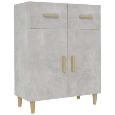Berkfield Classic Sideboard Concrete Grey 69.5X34X90 Cm Engineered Wood - image 1