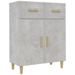 Berkfield Classic Sideboard Concrete Grey 69.5X34X90 Cm Engineered Wood - thumbnail 1