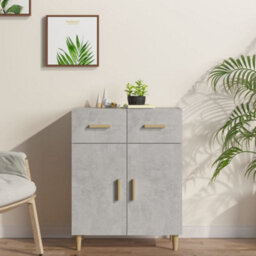 Berkfield Classic Sideboard Concrete Grey 69.5X34X90 Cm Engineered Wood - thumbnail 2