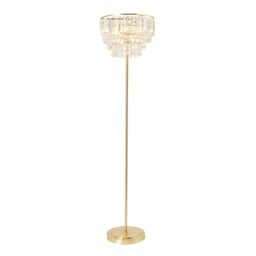 Inlight Sobra Satin Brass Effect 3 Lights Led Floor Lamp - thumbnail 2