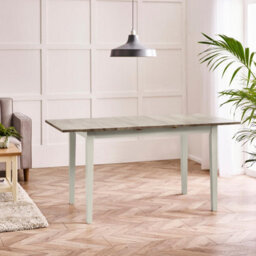Furniturebox Uk Salcombe White & Grey Wood Extending 6 Seater Dining Table - thumbnail 3