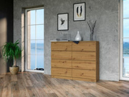 M8 120 Malwa Chest Of Drawers Artisan Oak - thumbnail 4