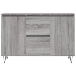 Vidaxl Sideboard Grey Sonoma 101.5X35X70 Cm Engineered Wood - thumbnail 5