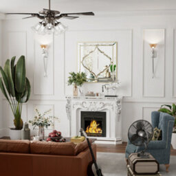 Artloge 60Cm Decorative Wall Mirror Hanging Accent Mirrors Living Room Bathroom - thumbnail 8