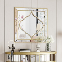 Artloge 60Cm Decorative Wall Mirror Hanging Accent Mirrors Living Room Bathroom - thumbnail 4