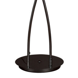 Luminosa Lighting Luminosa Amel Floor Lamp 2 Light G9, Black Chrome, - thumbnail 3