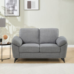More4Homes Malmo 2 Seater Sofa Modern Scandi Style Fabric Living Room Sofa (Grey) - thumbnail 7