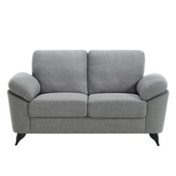 More4Homes Malmo 2 Seater Sofa Modern Scandi Style Fabric Living Room Sofa (Grey) - thumbnail 3
