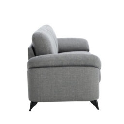 More4Homes Malmo 2 Seater Sofa Modern Scandi Style Fabric Living Room Sofa (Grey) - thumbnail 4
