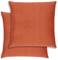 Enhanced Living Pair Of Matrix Orange Textured Cushion Covers - 43X43Cm - Cases Only - thumbnail 1