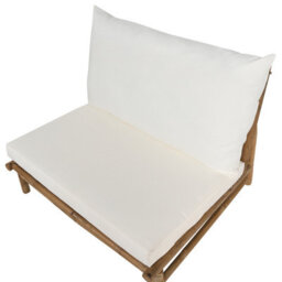 Beliani Garden Chair Todi Bamboo Off-White - thumbnail 7