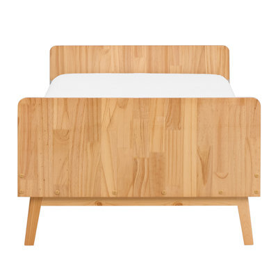 Wyld And Coco Nordicpine Eu Single Bed Frame 90 X 200 Cm, Slatted Base, Natural Pine Finish - image 1