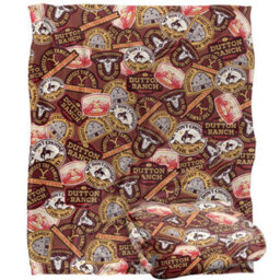 Yellowstone Silky Badge Supersoft Blanket Multicoloured (One Size) - thumbnail 2