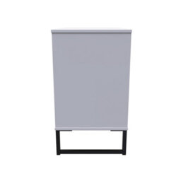 Beijing 3 Drawer Chest Of Drawers In Grey Matt (Ready Assembled) - thumbnail 2