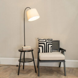 Valuelights Orion Black Metal Father And Son Reading Floor Lamp Mother And Child Adjustable Light - Led Bulbs Included