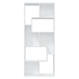 Vidaxl Book Cabinet White 67X24X161 Cm Engineered Wood - thumbnail 7