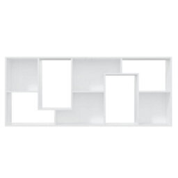 Vidaxl Book Cabinet White 67X24X161 Cm Engineered Wood - thumbnail 6