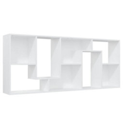 Vidaxl Book Cabinet White 67X24X161 Cm Engineered Wood - thumbnail 5