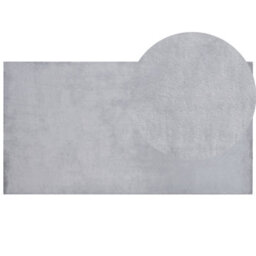 Beliani Faux Fur Rug Mirpur Grey 80 X 150 Cm - thumbnail 1