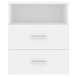 Berkfield Bed Cabinets 2 Pcs White 50X32X60 Cm - thumbnail 7