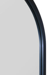 "Mirroroutlet Arcus - Black Metal Framed Arched Wall Mirror 47"" X 23.5"" (120Cm X 60Cm)" - thumbnail 7