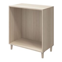 GoodHome Atomia Freestanding Matt White Oak Effect 4 Drawer Chest (H)550mm (W)750mm (D)450mm - thumbnail 3