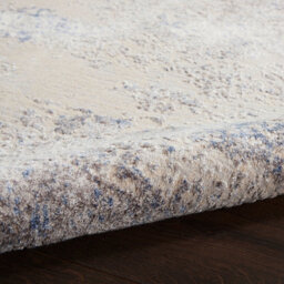 Optical 3D Ivory Grey Abstract Modern Rug For Dining Room Bedroom & Living Room-282Cm X 389Cm - thumbnail 5