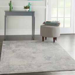 Optical 3D Ivory Grey Abstract Modern Rug For Dining Room Bedroom & Living Room-282Cm X 389Cm - thumbnail 2